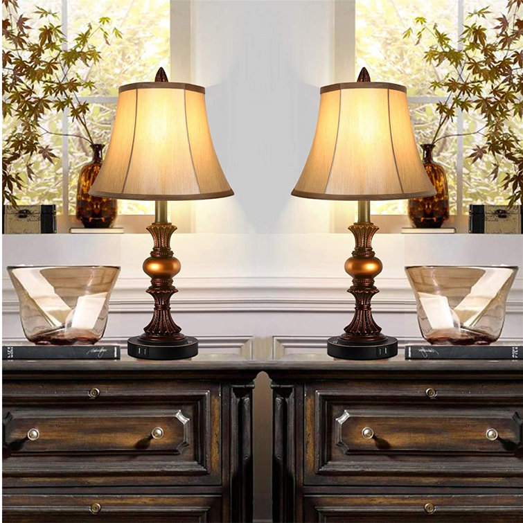 Fleur De Lis Living Oberlander USB Table Lamp & Reviews | Wayfair